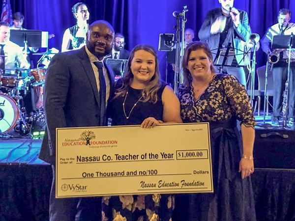 Jessica Watkins, 2019 Nassau County Teacher of the Year